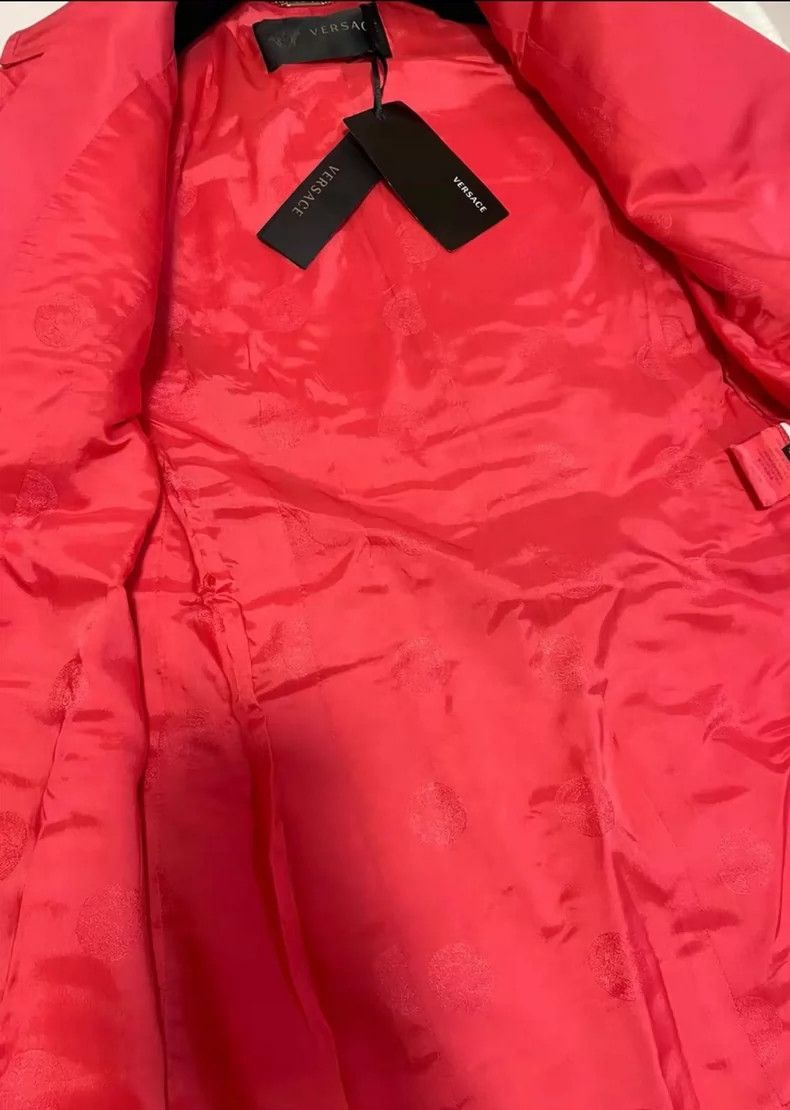 Versace Versace Silk Trench Coat, Rose Red - dmc Size US M / EU 48-50 / 2 - 5 Thumbnail