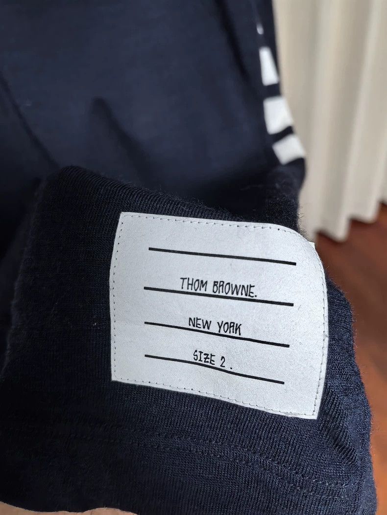 Thom Browne Thom Browne Side Stripe Wool Sweater - dmc Size US M / EU 48-50 / 2 - 3 Thumbnail
