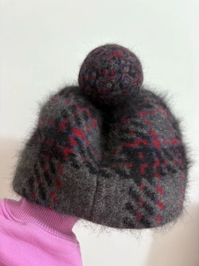Vivienne Westwood Vivienne Westwood Checked Beret Hat - dmc Size ONE SIZE - 3 Thumbnail