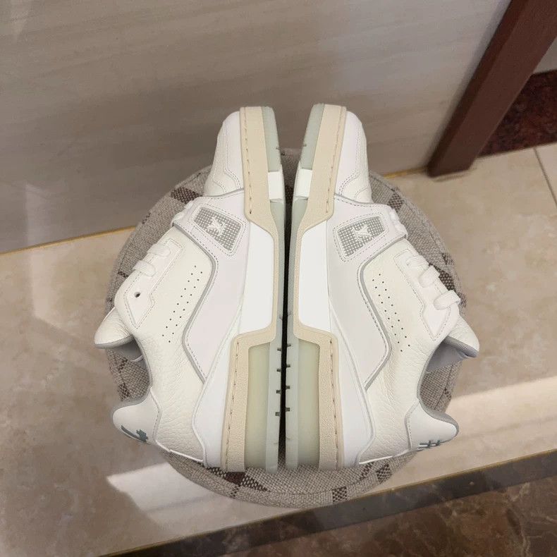 Louis Vuitton Louis Vuitton Trainer White Low-Top Sneakers - dmc Size US 6.5 / EU 39-40 - 6 Thumbnail
