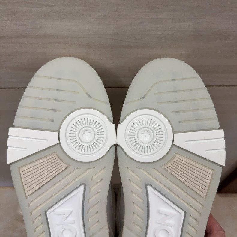 Louis Vuitton Louis Vuitton Trainer White Low-Top Sneakers - dmc Size US 6.5 / EU 39-40 - 8 Thumbnail