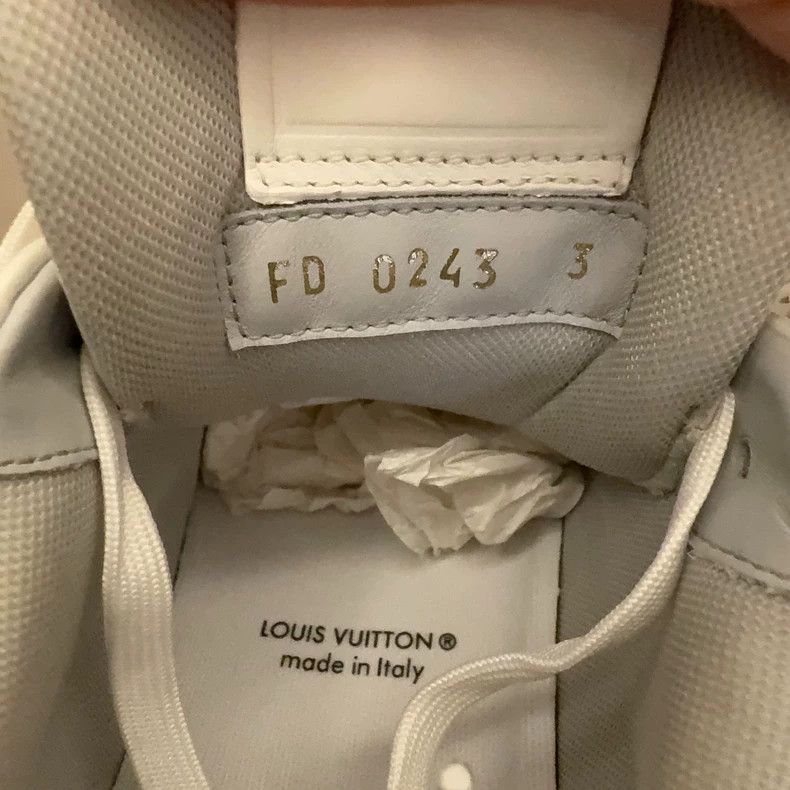 Louis Vuitton Louis Vuitton Trainer White Low-Top Sneakers - dmc Size US 6.5 / EU 39-40 - 4 Thumbnail