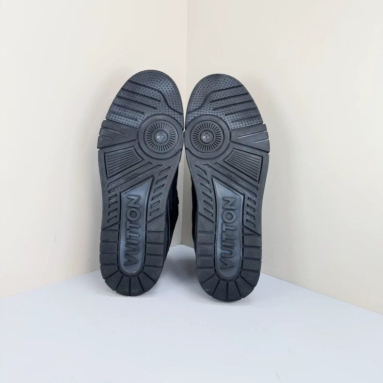 Louis Vuitton Louis Vuitton Trainer Distressed Black Sneakers - dmc Size US 7 / EU 40 - 5 Thumbnail