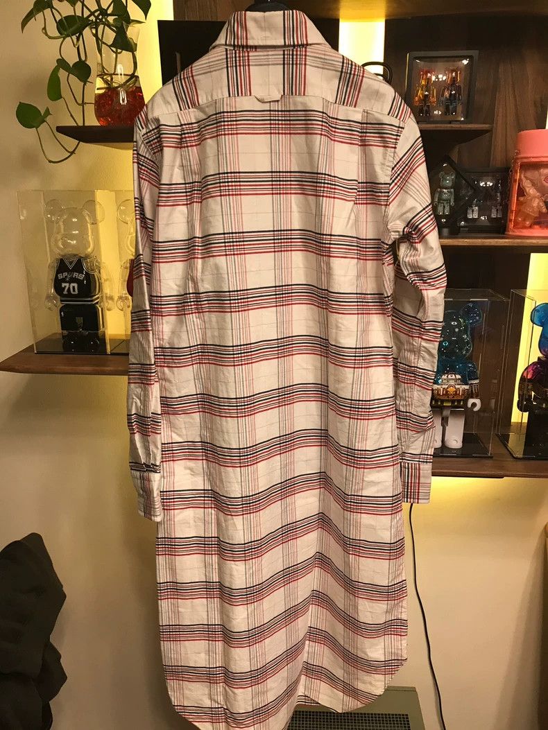 Thom Browne Thom Browne Long Sleeve Plaid Shirt - dmc Size US M / EU 48-50 / 2 - 2 Thumbnail