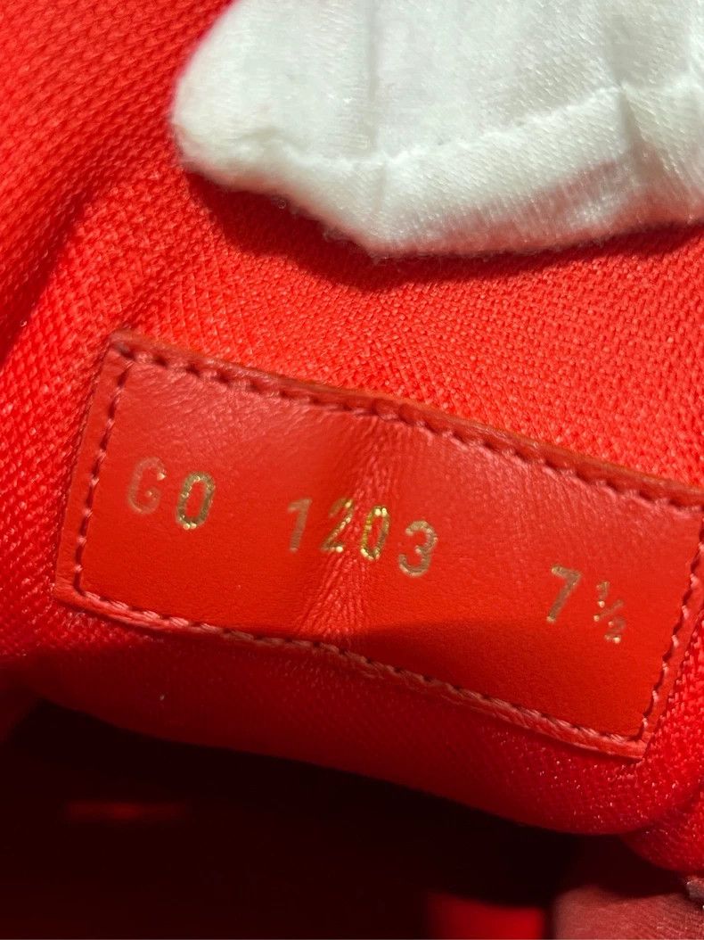Louis Vuitton Louis Vuitton Red Trainer Sneakers - dmc Size US 7.5 / EU 40-41 - 6 Thumbnail