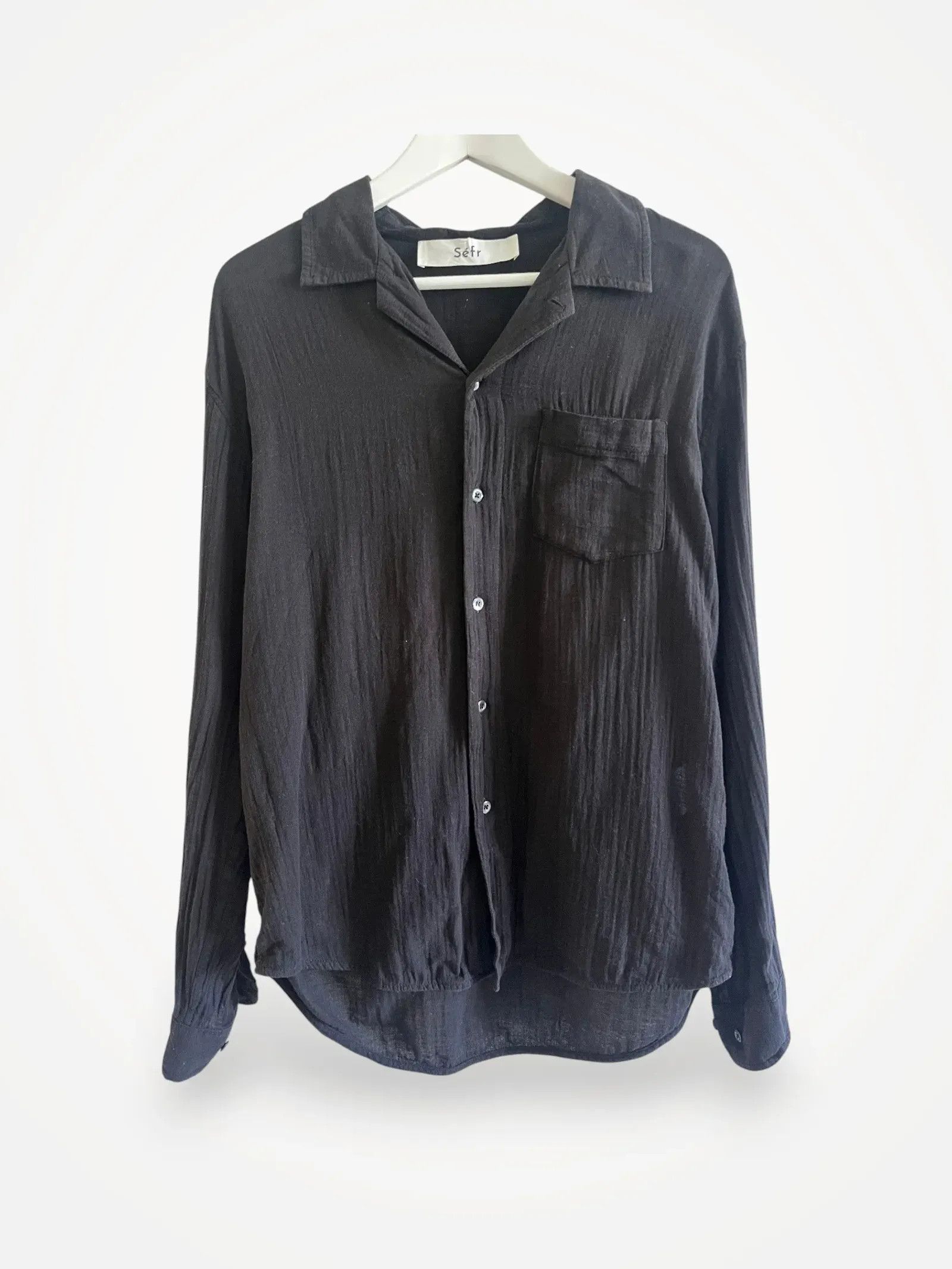 Sefr Séfr Leo Shirt Black Shirt Size US S / EU 44-46 / 1 - 2 Thumbnail