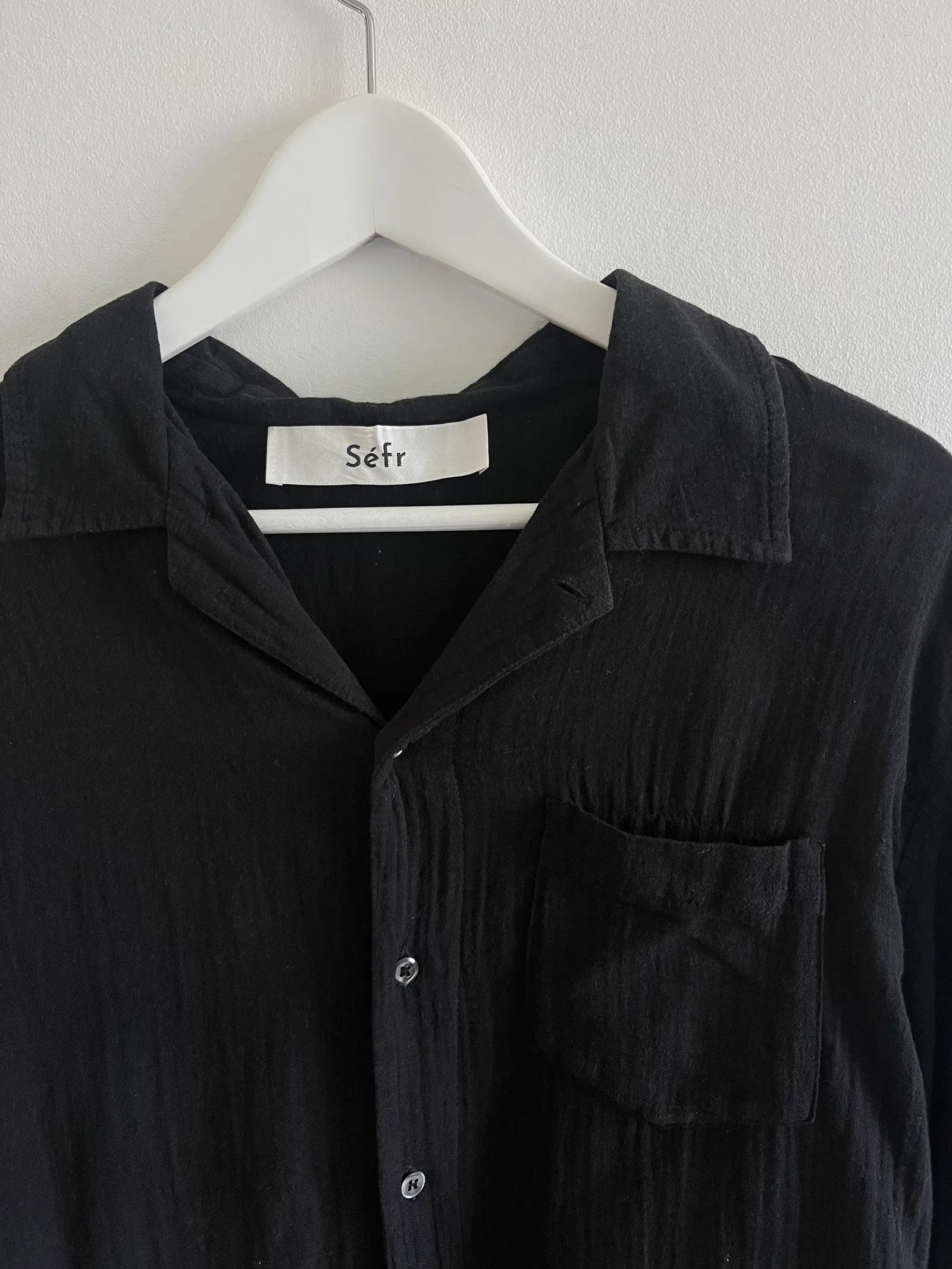 Sefr Séfr Leo Shirt Black Shirt Size US S / EU 44-46 / 1 - 3 Thumbnail