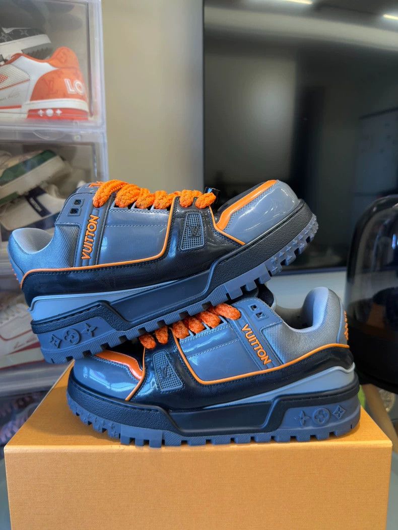 Louis Vuitton Louis Vuitton Trainer Black Orange Sneakers - dmc Size US 8.5 / EU 41-42 - 7 Thumbnail