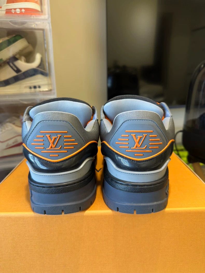 Louis Vuitton Louis Vuitton Trainer Black Orange Sneakers - dmc Size US 8.5 / EU 41-42 - 3 Thumbnail