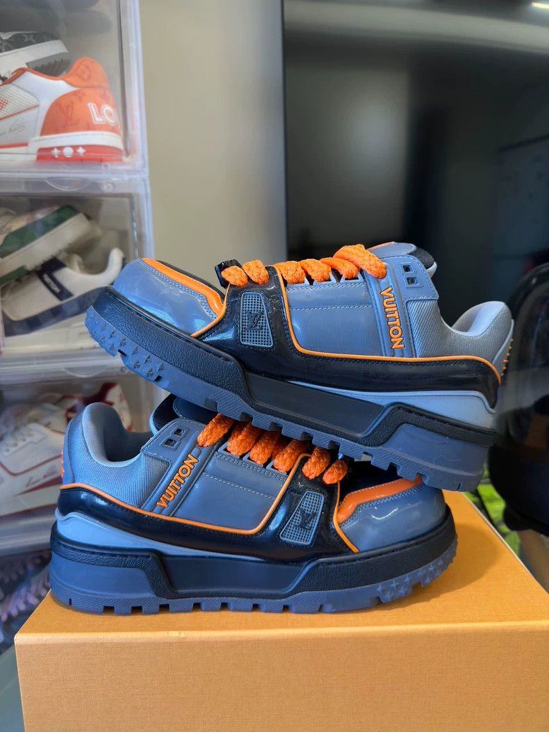 Louis Vuitton Louis Vuitton Trainer Black Orange Sneakers - dmc Size US 8.5 / EU 41-42 - 8 Thumbnail