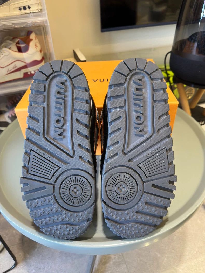 Louis Vuitton Louis Vuitton Trainer Black Orange Sneakers - dmc Size US 8.5 / EU 41-42 - 4 Thumbnail