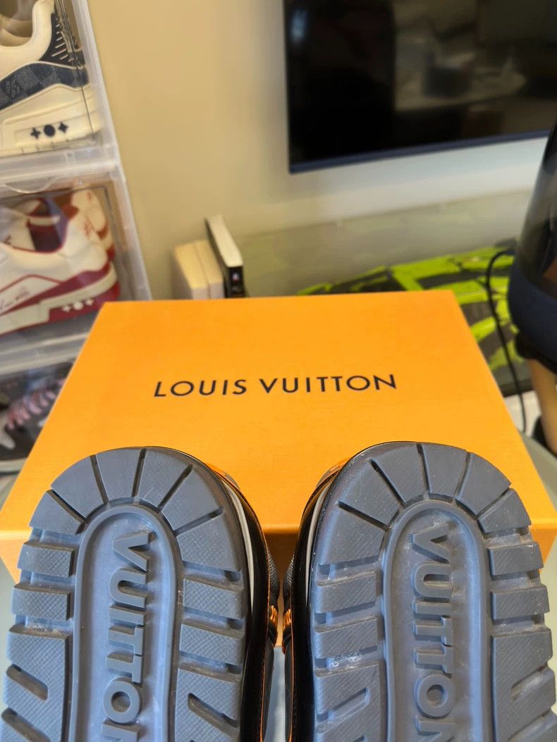 Louis Vuitton Louis Vuitton Trainer Black Orange Sneakers - dmc Size US 8.5 / EU 41-42 - 6 Thumbnail