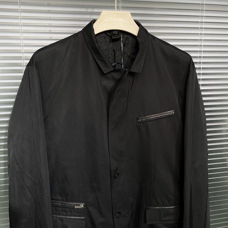 Versace Versace Nylon Blazer Jacket Black - dmc Size US XL / EU 56 / 4 - 3 Thumbnail