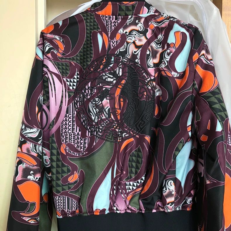 Versace Versace Printed Casual Outerwear Jacket - dmc Size US XL / EU 56 / 4 - 2 Thumbnail