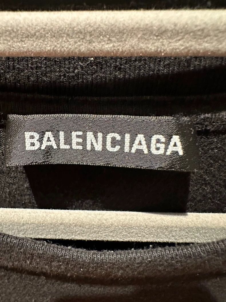 Balenciaga Balenciaga Paris Crown Wheat Ear Short Sleeve T-shirt - dmc Size US XL / EU 56 / 4 - 4 Thumbnail