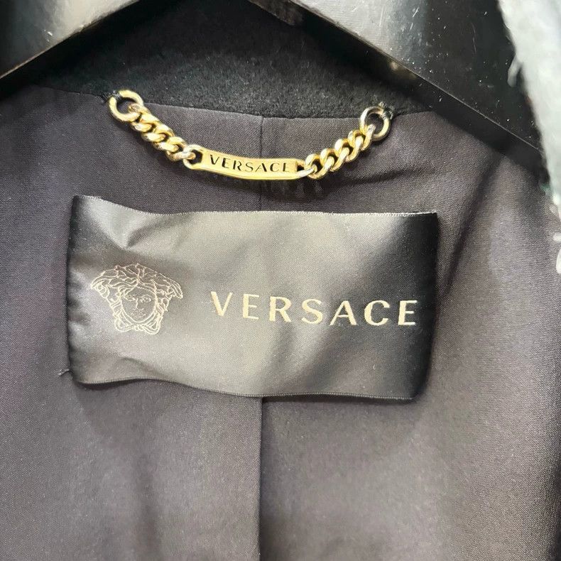 Versace Versace Medusa Gold Button Wool Coat - dmc Size US XL / EU 56 / 4 - 4 Thumbnail