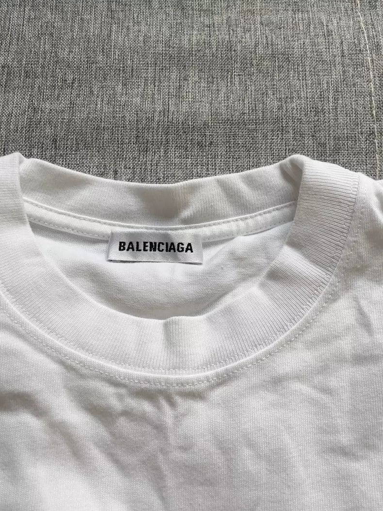 Balenciaga Balenciaga Letter Print Short Sleeve Tee - dmc Size US XL / EU 56 / 4 - 4 Thumbnail