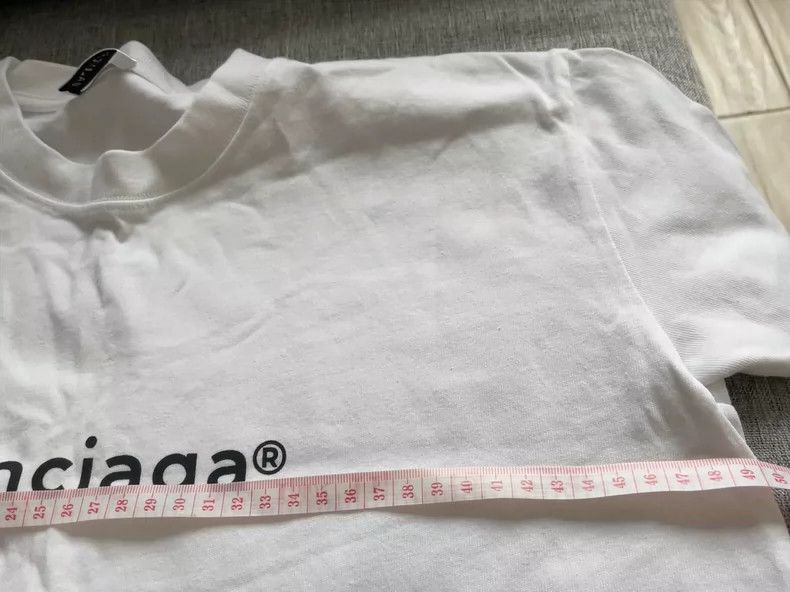 Balenciaga Balenciaga Letter Print Short Sleeve Tee - dmc Size US XL / EU 56 / 4 - 8 Thumbnail