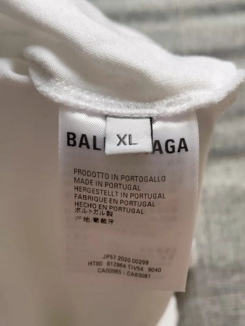 Balenciaga Balenciaga Letter Print Short Sleeve Tee - dmc Size US XL / EU 56 / 4 - 6 Thumbnail