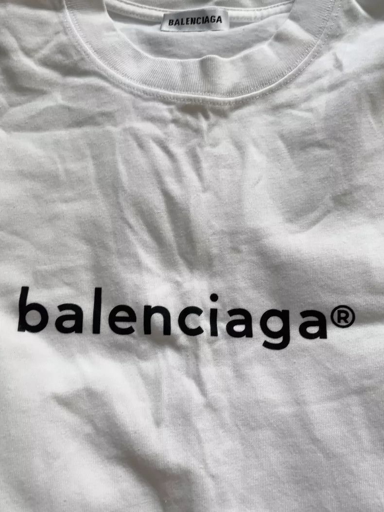 Balenciaga Balenciaga Letter Print Short Sleeve Tee - dmc Size US XL / EU 56 / 4 - 5 Thumbnail