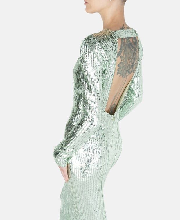 Galvan Sequinned dress Size S / US 4 / IT 40 - 3 Thumbnail