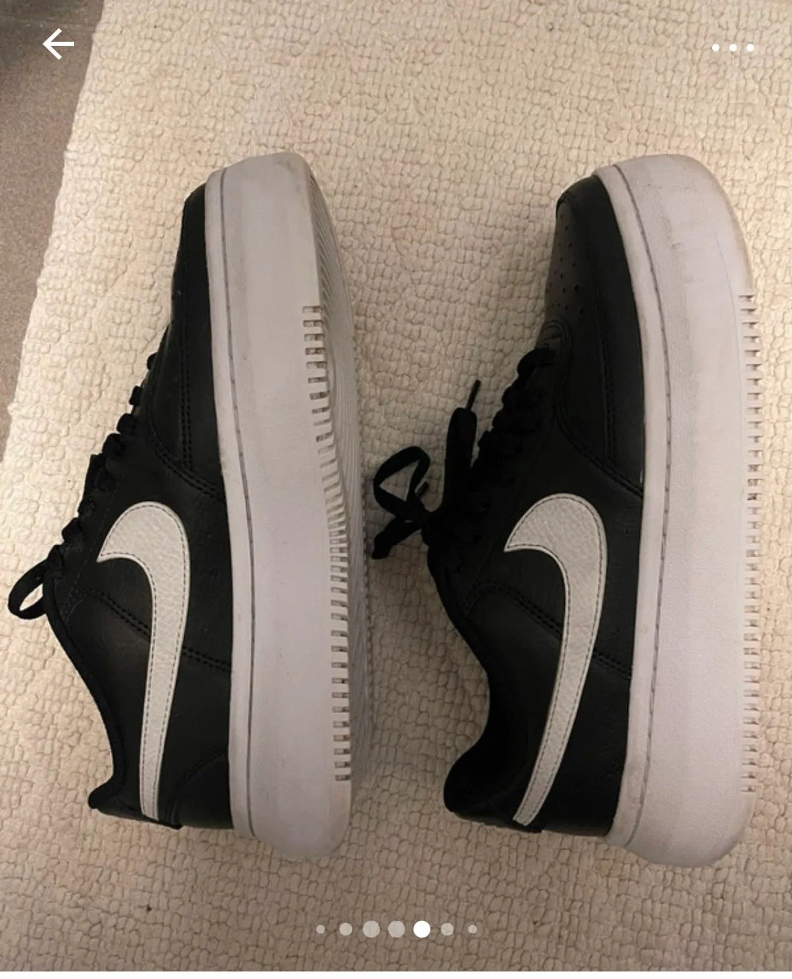 Nike Nike Nike court vision white black W Sneakers Size US 11 / IT 41 - 3 Thumbnail