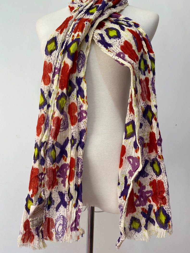 Vivienne Westwood Vivienne Westwood Vintage Graffiti Scarf - dmc Size ONE SIZE - 3 Thumbnail