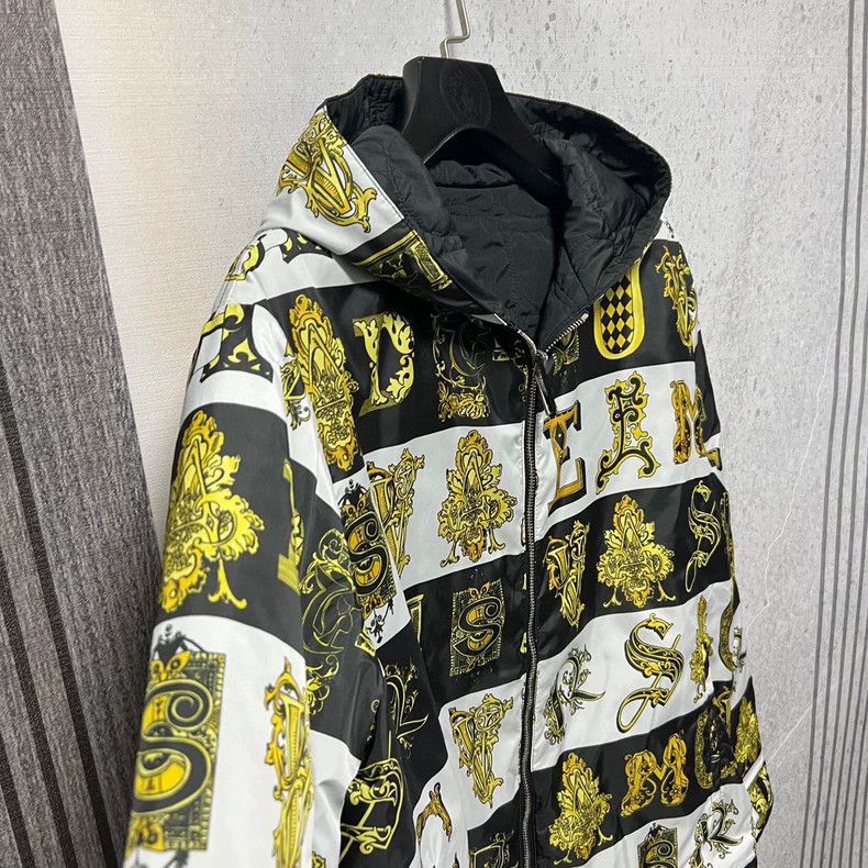 Versace Versace Men's Double-Sided Cotton Coat - dmc Size US M / EU 48-50 / 2 - 6 Thumbnail