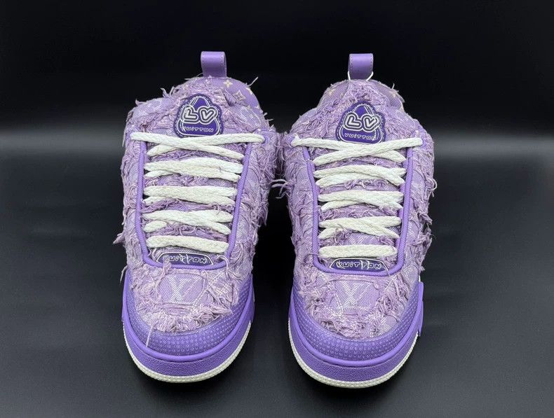 Louis Vuitton Louis Vuitton Skate Denim Casual Sneakers - dmc Size US 8.5 / EU 41-42 - 2 Thumbnail
