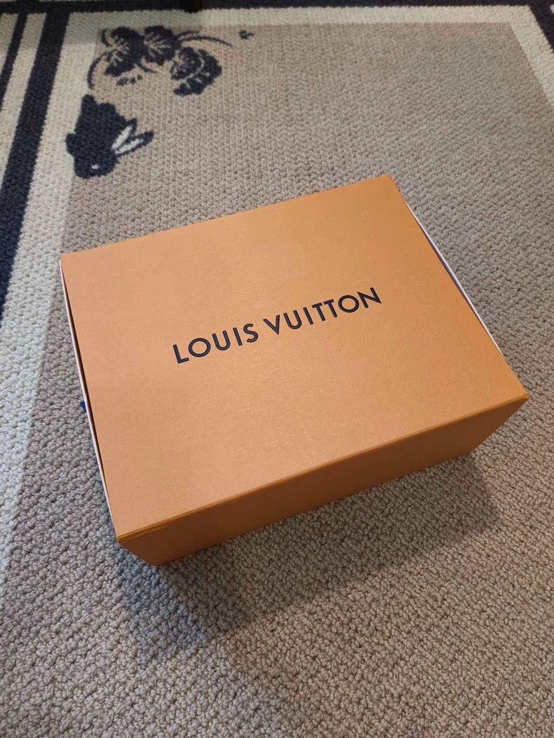 Louis Vuitton LV Trainer White Cement Sneakers - dmc Size US 5.5 / EU 38 - 5 Thumbnail
