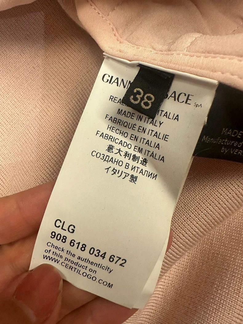 Versace Versace Pink Open Front Long Sleeve Cardigan - dmc Size US M / EU 48-50 / 2 - 5 Thumbnail