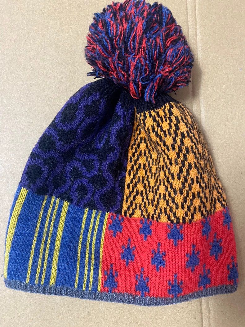 Vivienne Westwood Vivienne Westwood Pirate Pattern Knit Hat - dmc Size ONE SIZE - 2 Thumbnail