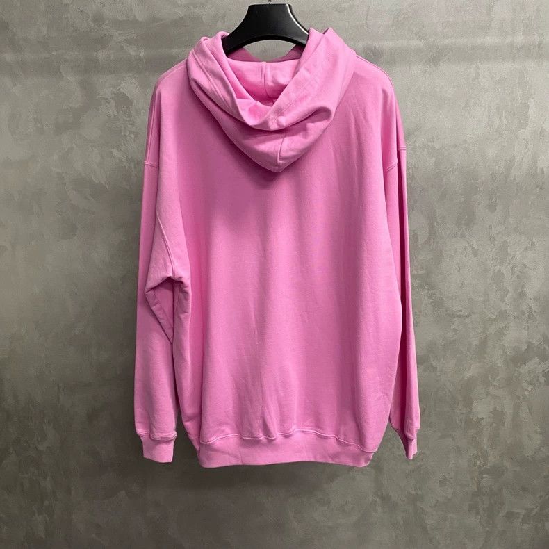 Balenciaga Balenciaga Pink Logo Diamond Hoodie - dmc Size US M / EU 48-50 / 2 - 2 Thumbnail