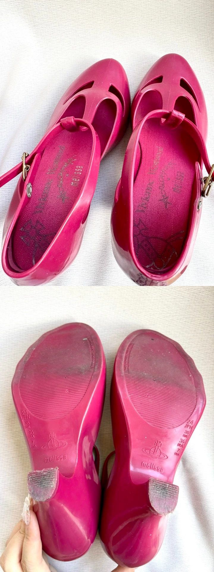 Vivienne Westwood Vivienne Westwood Melissa Red Cat Claw Shoes - dmc Size US 7.5 / EU 40-41 - 9 Thumbnail