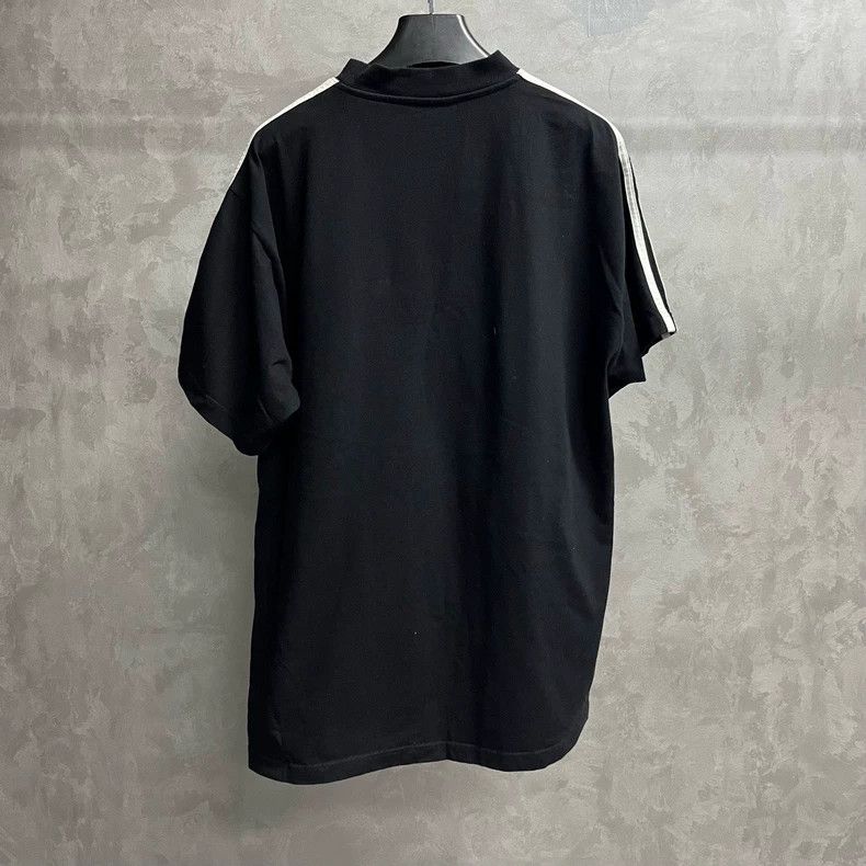 Balenciaga Balenciaga x Adidas Logo Striped Short Sleeve T-shirt - dmc Size US M / EU 48-50 / 2 - 2 Thumbnail
