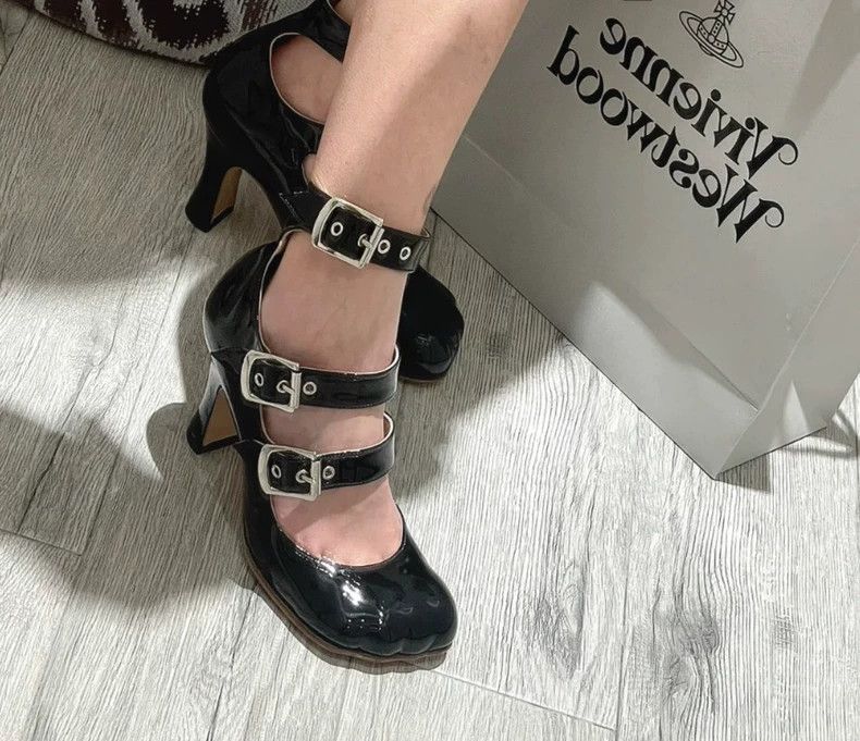Vivienne Westwood Vivienne Westwood Black Patent Leather Heels - dmc Size US 7.5 / EU 40-41 - 6 Thumbnail