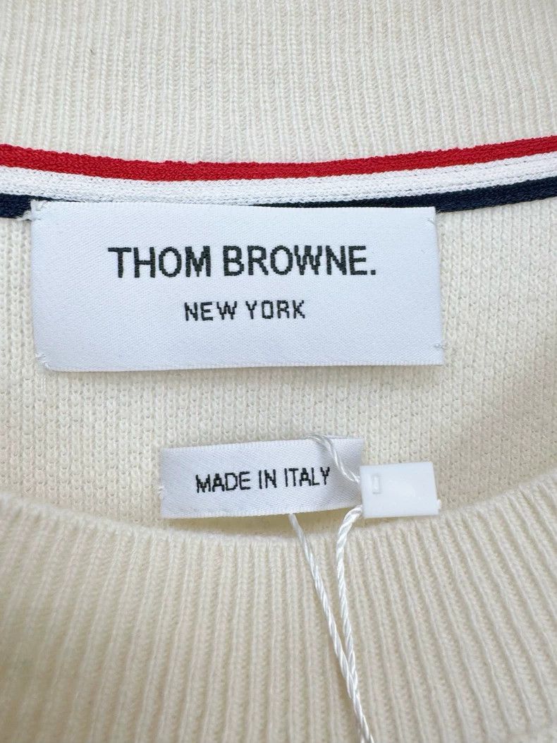 Thom Browne Thom Browne TB Cashmere Sweater - dmc Size US M / EU 48-50 / 2 - 2 Thumbnail