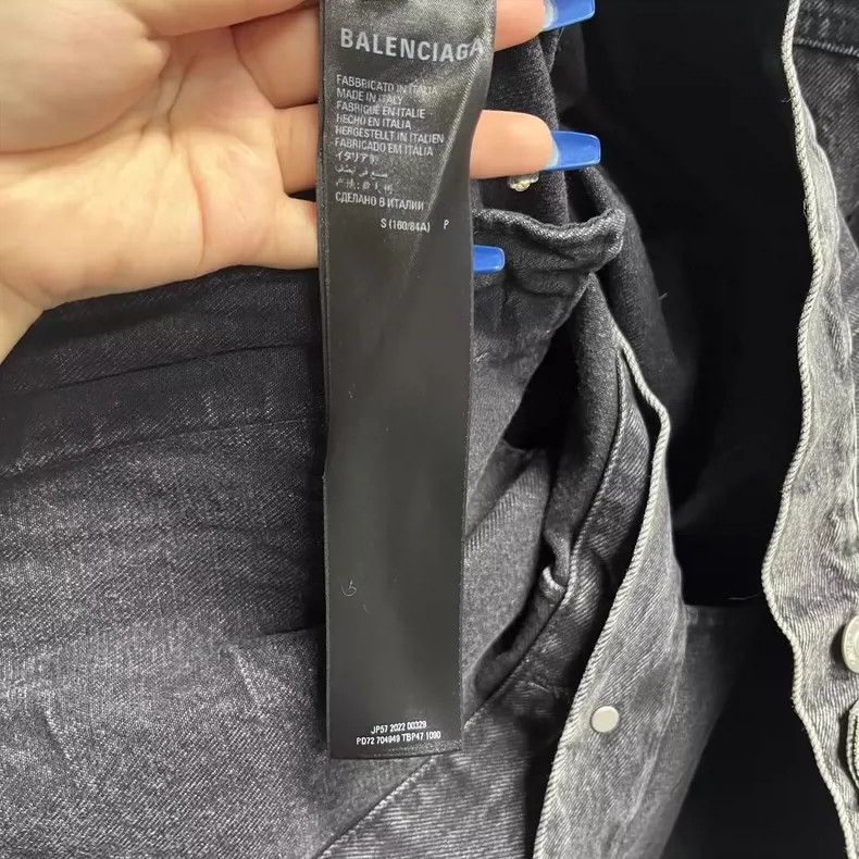 Balenciaga Balenciaga 520 Capsule Denim Jacket - dmc Size US S / EU 44-46 / 1 - 4 Thumbnail