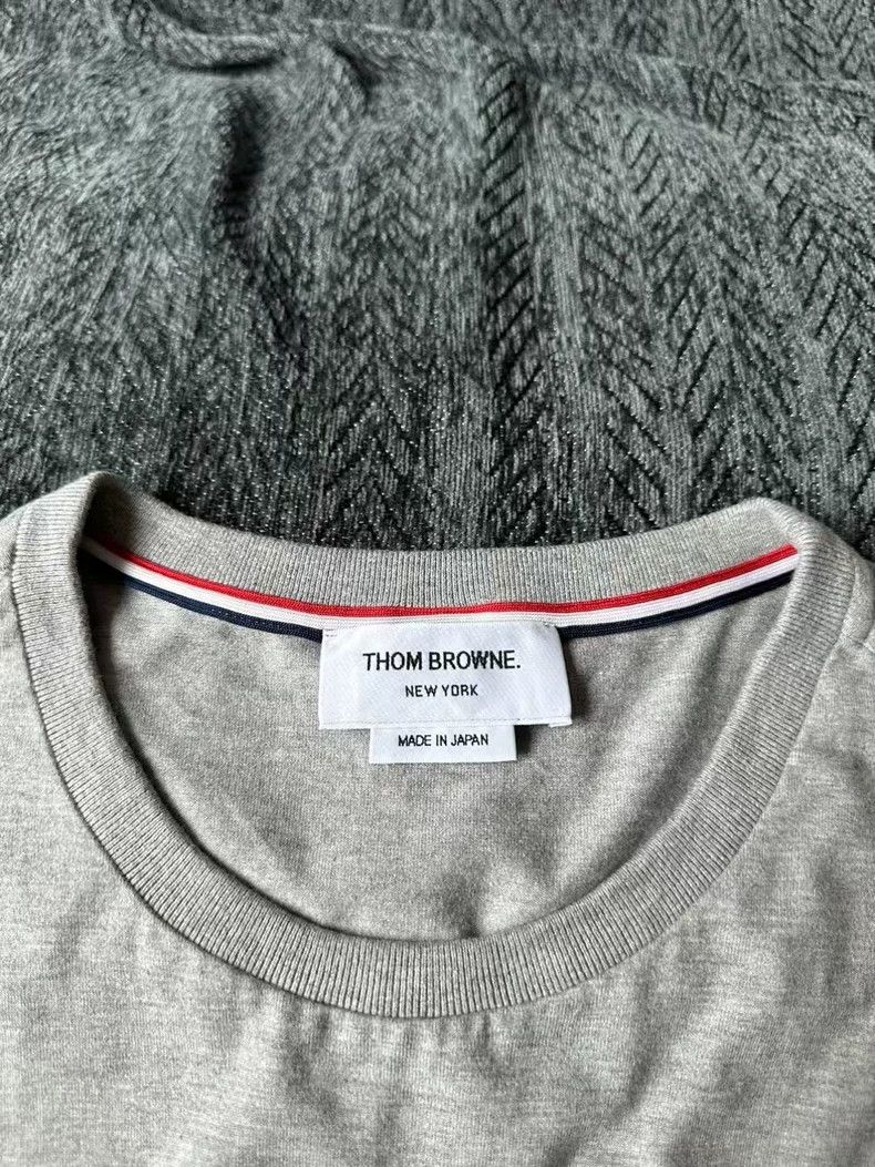 Thom Browne Thom Browne Gray Long Sleeve Shirt - dmc Size US M / EU 48-50 / 2 - 3 Thumbnail