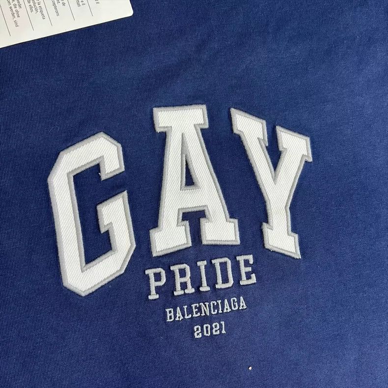 Balenciaga Balenciaga Gay Print Short Sleeve T-Shirt - dmc Size US XXS / EU 40 - 2 Thumbnail