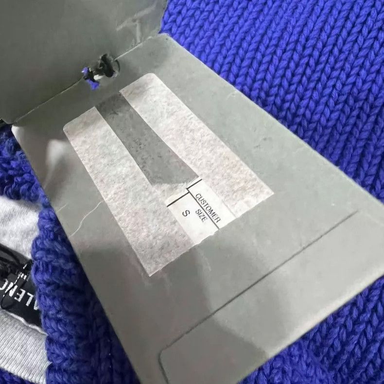 Balenciaga Balenciaga FW21 Logo Distressed Hooded Sweater - dmc Size US S / EU 44-46 / 1 - 7 Thumbnail