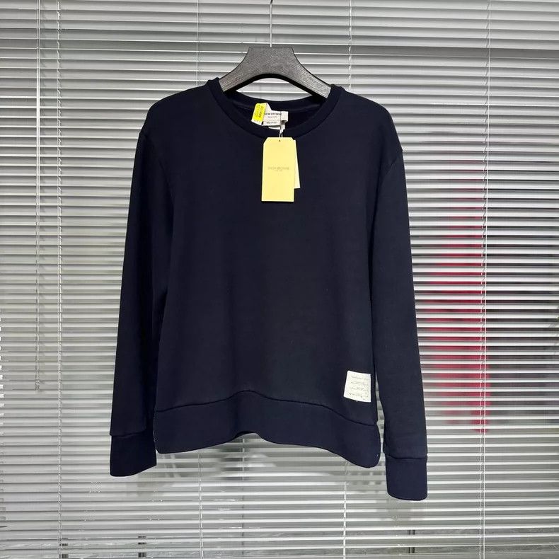 Thom Browne Thom Browne Navy Back Stripe Sweatshirt - dmc Size US L / EU 52-54 / 3 - 2 Thumbnail