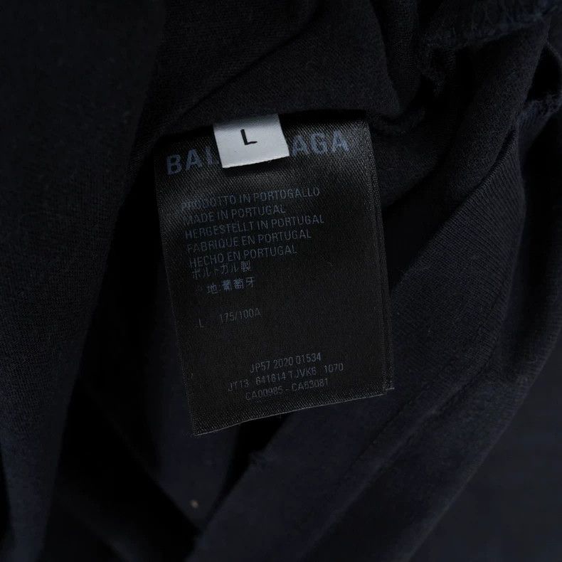 Balenciaga Balenciaga Paris Marathon Destroyed Tee - dmc Size US L / EU 52-54 / 3 - 5 Thumbnail
