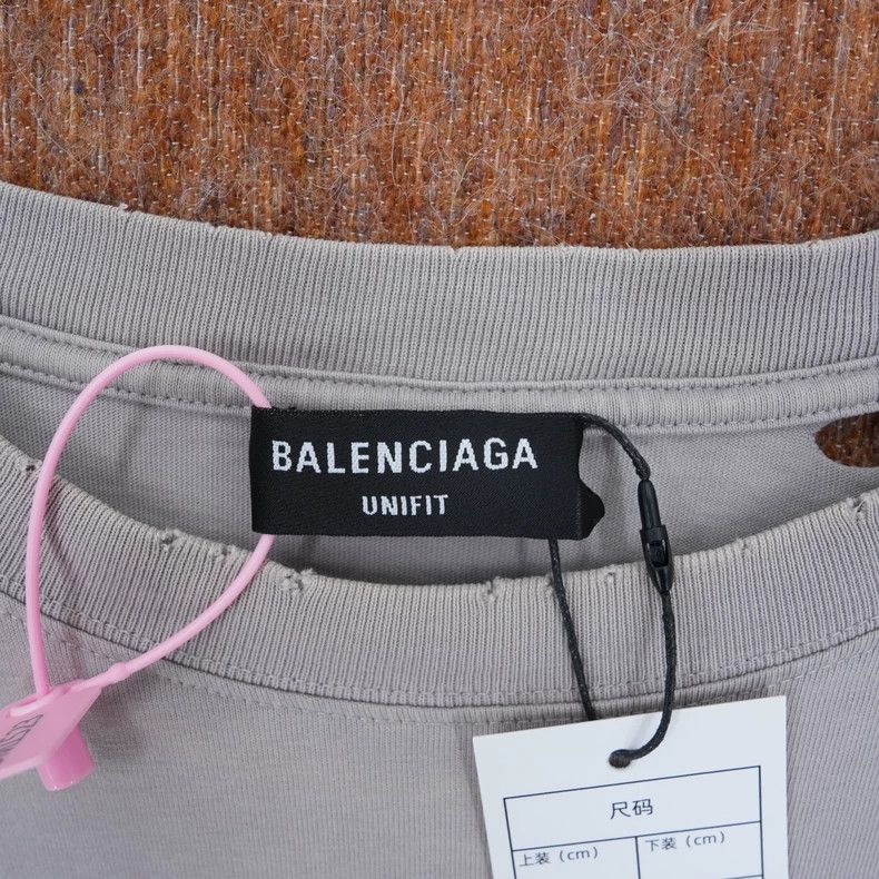 Balenciaga Balenciaga Blurred Mosaic Short Sleeve Tee - dmc Size US M / EU 48-50 / 2 - 3 Thumbnail