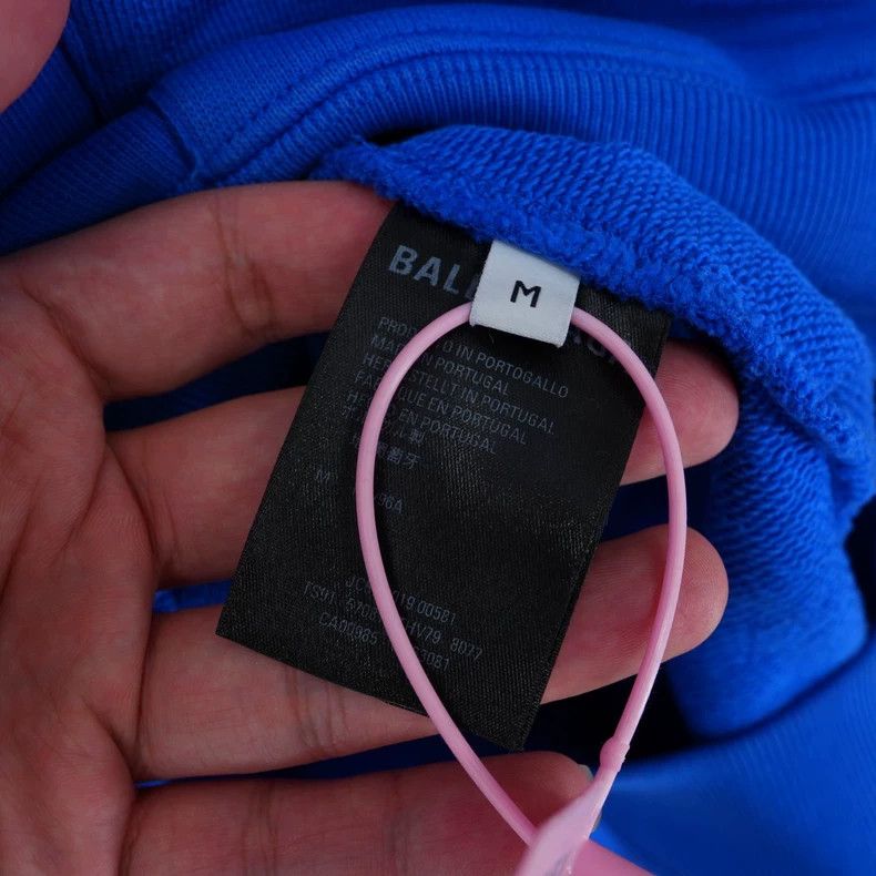 Balenciaga Balenciaga Blue Back Letter Hoodie - dmc Size US M / EU 48-50 / 2 - 3 Thumbnail