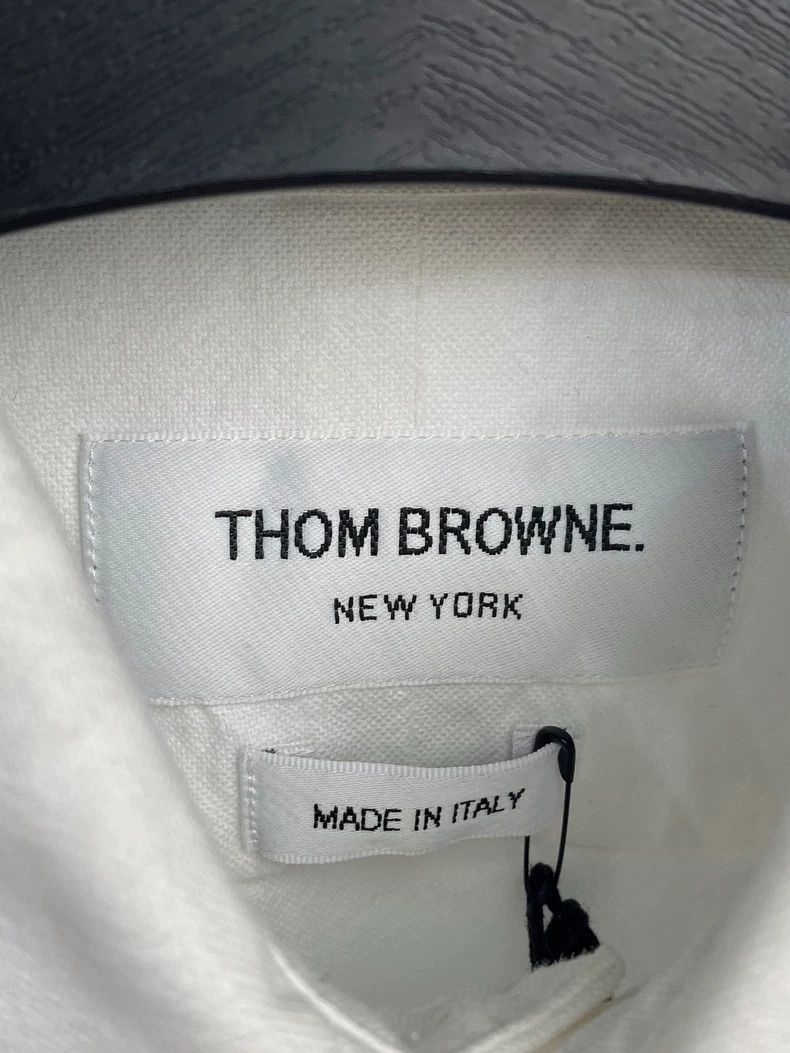 Thom Browne Thom Browne White Long Sleeve Shirt - dmc Size US S / EU 44-46 / 1 - 3 Thumbnail