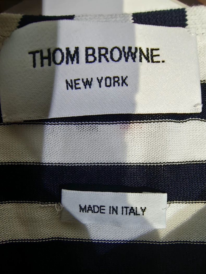 Thom Browne Thom Browne Striped Bow Cardigan - dmc Size US L / EU 52-54 / 3 - 5 Thumbnail