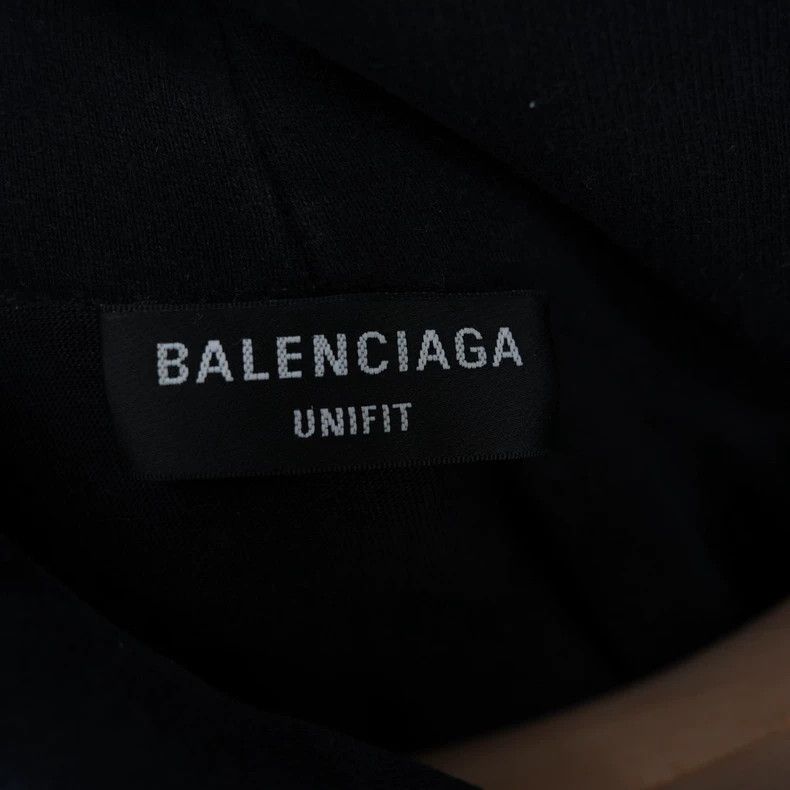 Balenciaga Balenciaga Distressed Black Hoodie - dmc Size US XXS / EU 40 - 4 Thumbnail