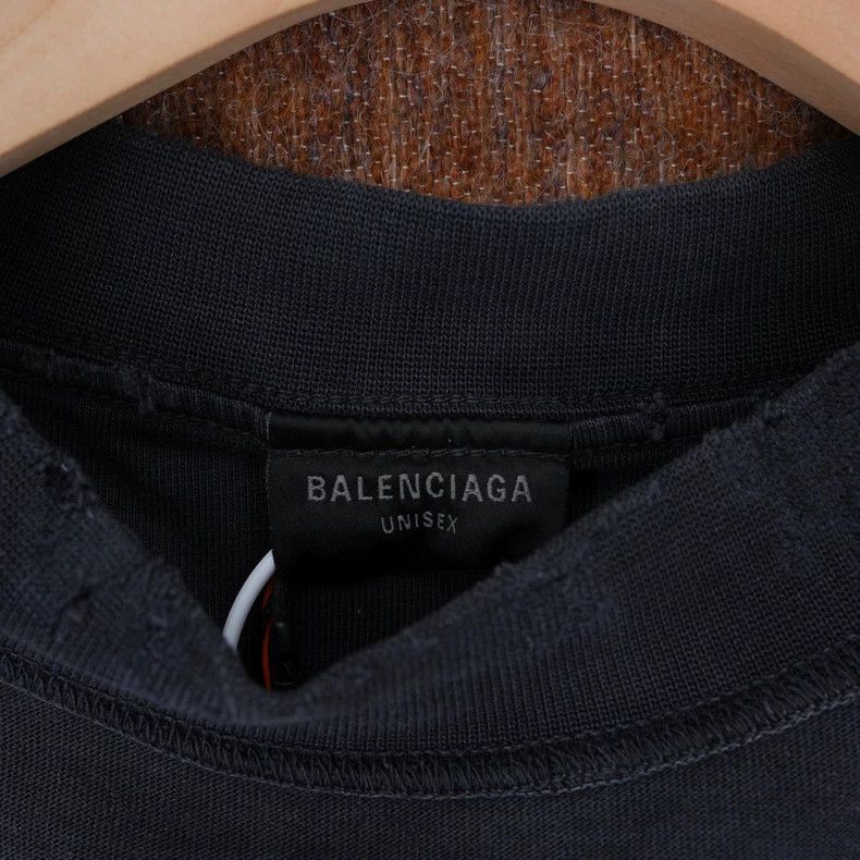 Balenciaga Balenciaga See Now Buy Now Black Tee - dmc Size US M / EU 48-50 / 2 - 6 Thumbnail