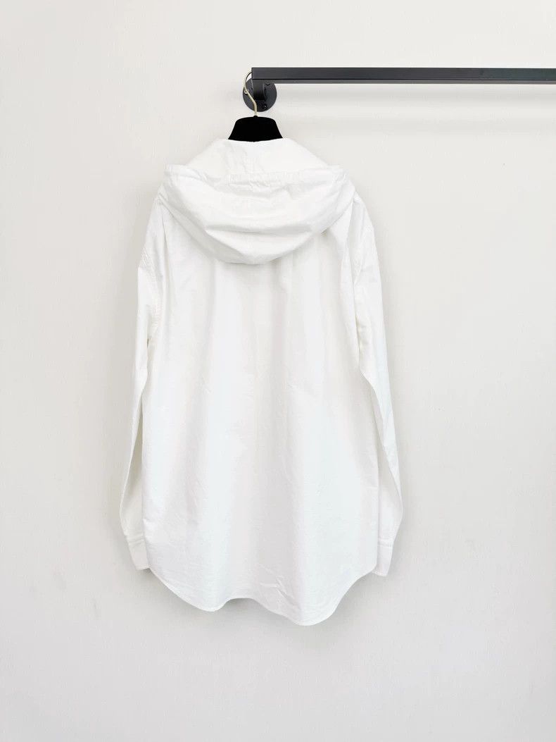 Thom Browne Thom Browne White Hooded Jacket - dmc Size US M / EU 48-50 / 2 - 5 Thumbnail